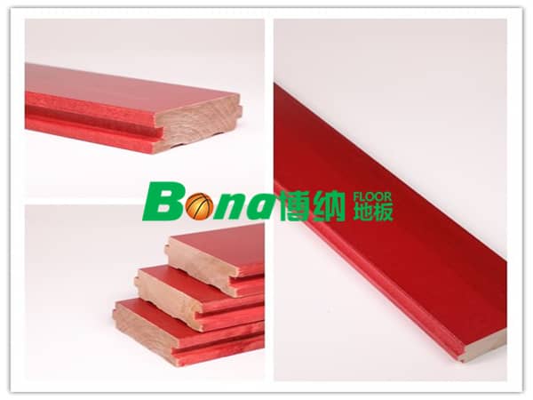 舞臺專用紅色實木地板